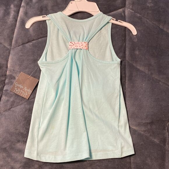 Rainbow/heart design matching tank and short set - Picture 3 of 7